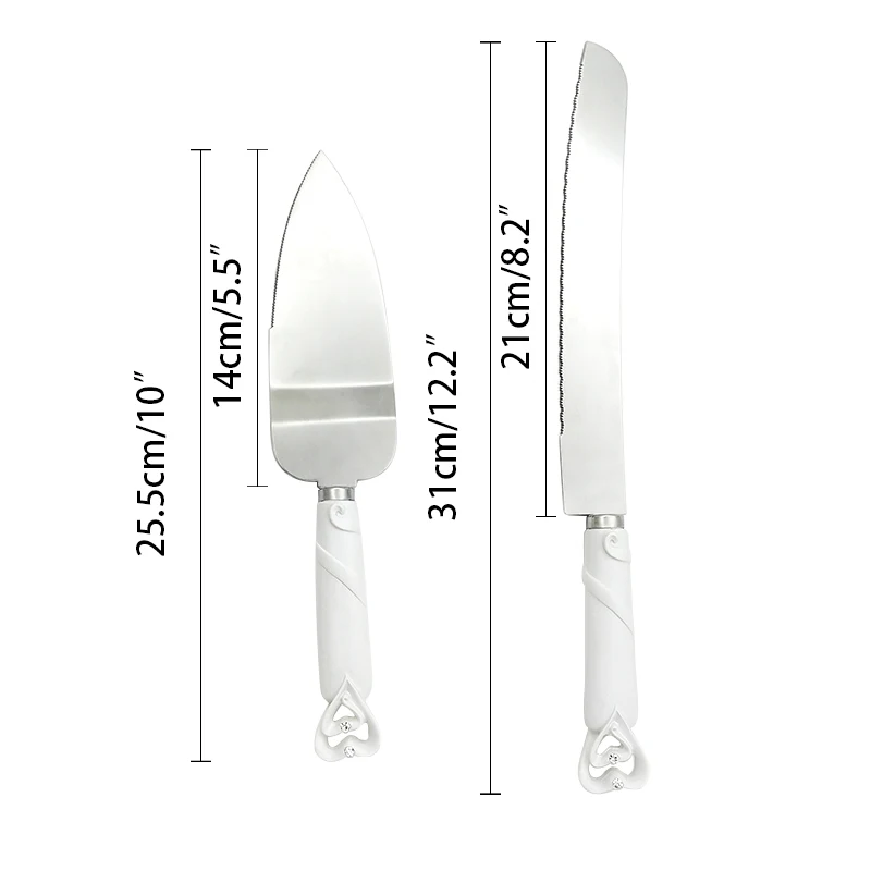 2 шт./компл. нержавеющая сталь свадебный торт Лопата лопаточка нож для торта ко