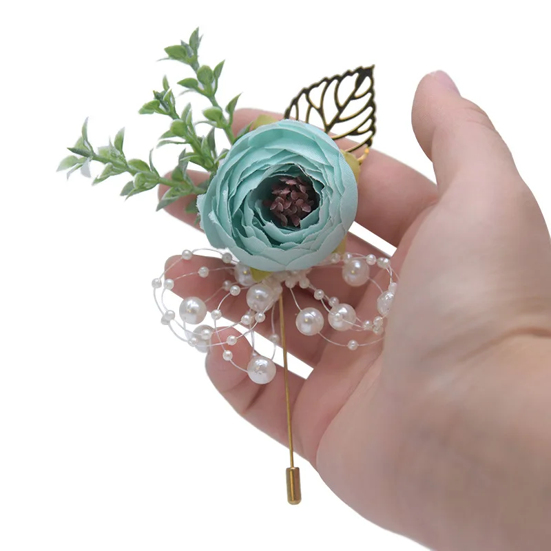 1 шт. свадебная брошь для жениха и невесты искусственный цветок чайная товары