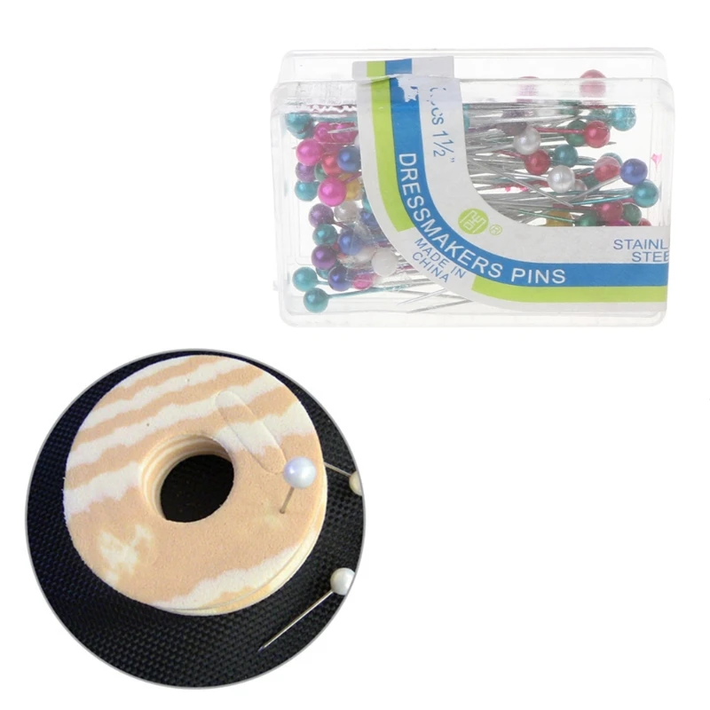 100 шт. Дамского Платья прямые булавки с круглой головкой Цвет жемчуга Аксессуары