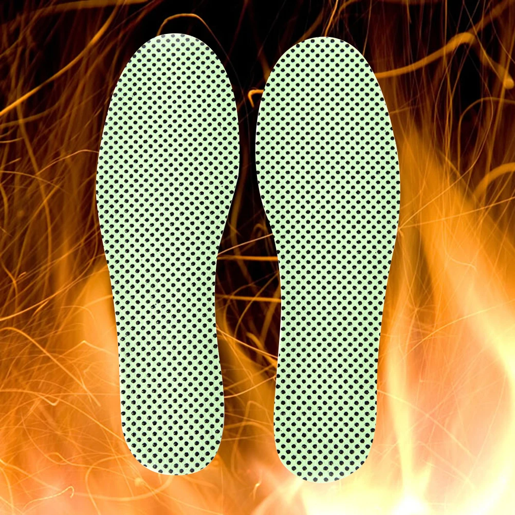 

1Pair Self-heating Insoles Warm Insoles Natural Tourmaline Self-heating Insoles Winter Soles For Footwear Heated Color Random