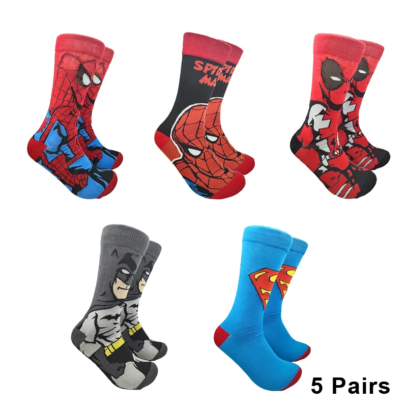 

5Pairs/Ladies Winter High Quality Compression Stockings Happy Cute Snowflake Christmas Socks Men Skateboard Hip Hop Couple Socks