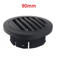 90mm air outlet vent round flat plastic net cover cap of exhaust pipe for car air parking heater for truck bus caravan