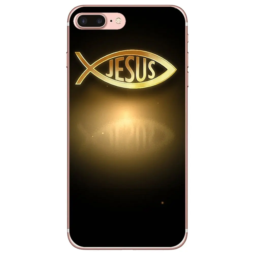 Мягкий чехол с изображением символа Креста рыбы для Xiaomi Redmi Note 10 10s 3S 4 4X 5 6 6A 7 8 8T 7A 9