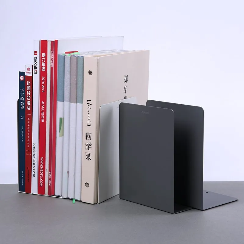 Deli 2 шт. металлическая подставка для книг креативный простой книжный держатель