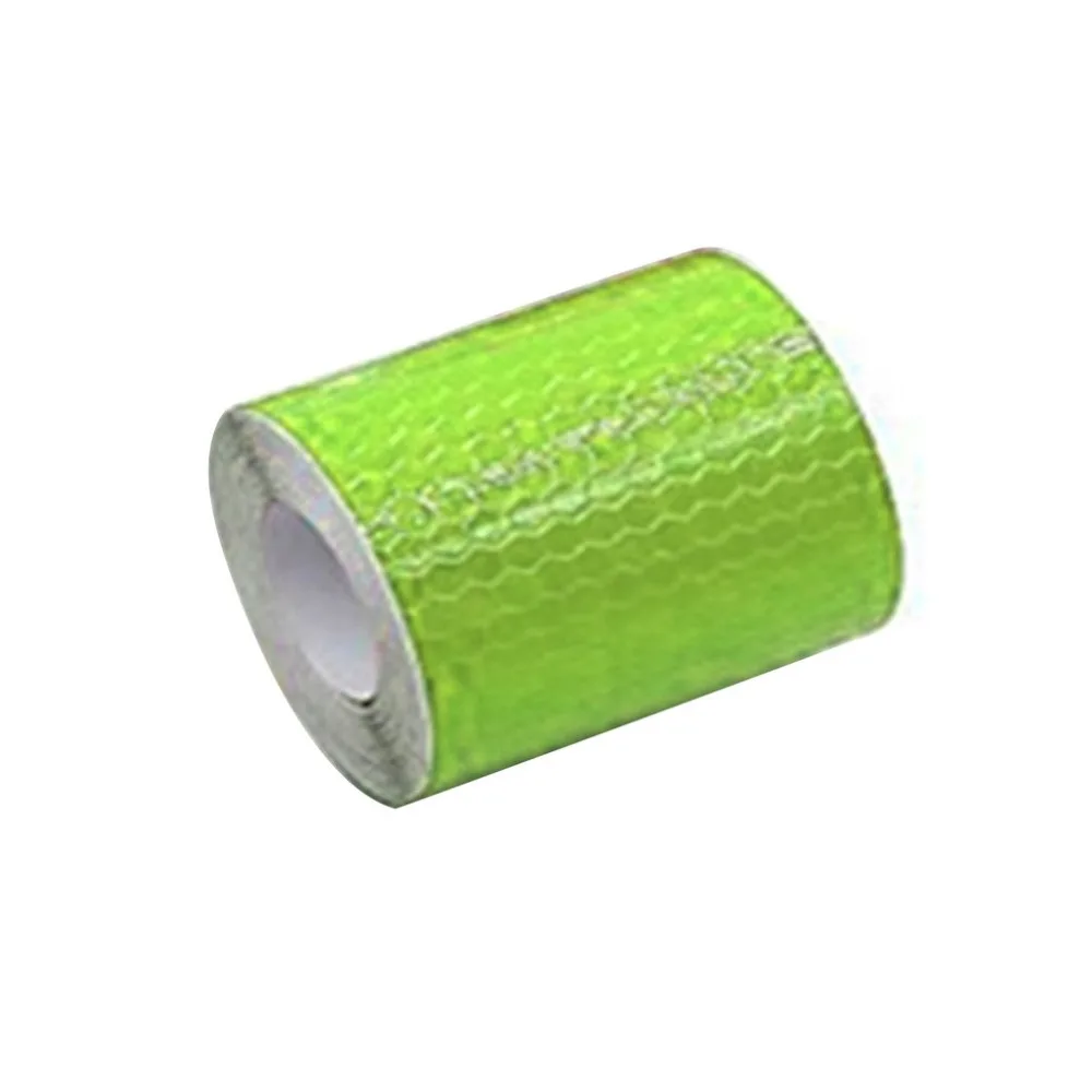 

6Colors 5cmx3m Safety Mark Reflective Tape Stickers Car Styling Self Adhesive Warning Tape Automobile Motorcycle Reflective Film