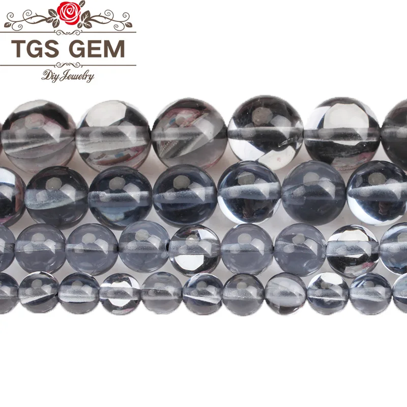 Labradorite Austria Crystal Silvery Gray Moon Stone Round Beads 6 8 10 12MM Fit Diy Handmade Jewelry Making Wholesale | Украшения и