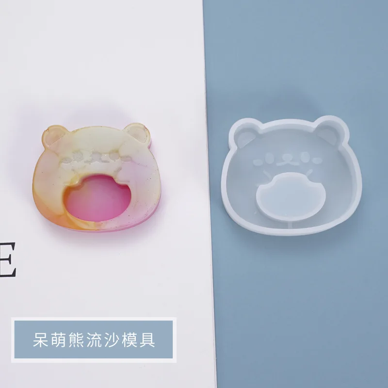 

DIY Resin Epoxy Mould Quicksand Cute Doll Tuoma Beer Bottle Ornaments Quicksand Resin Mould