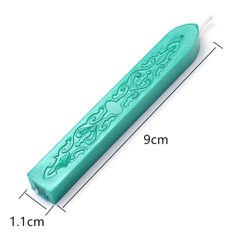 5 шт./компл. винтажный гравировочный Дизайн Красочная свеча квадратный стиль