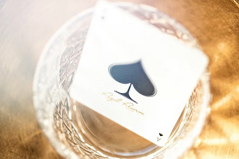 Ellusionist Королевский резерв игральные карты белая Роскошная колода покер размер