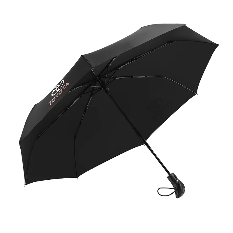 Модный автомобильный бренд Полностью автоматический зонт для женщин УФ-складной зонтик дождепроницаемый Зонтик против дождя и солнца Автоматический парасоль.