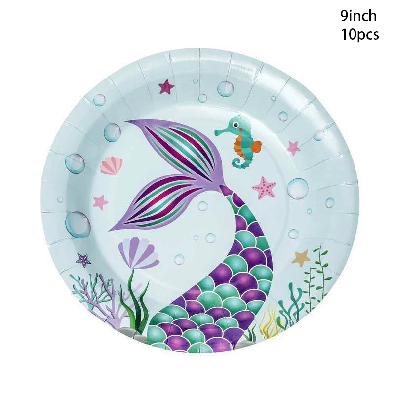 1 шт. Одноразовая Скатерть русалочка | Дом и сад