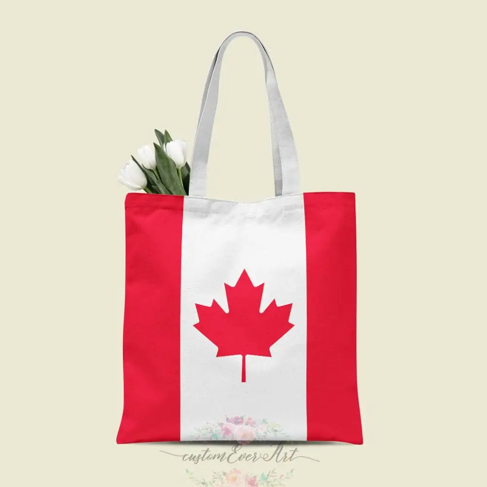 

Canada tote bag custom canvas tote bags for women for teacher Birthday Bags Gift Bag personalized gifts