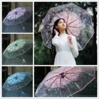 Женский зонт-дождевик с 3 складками