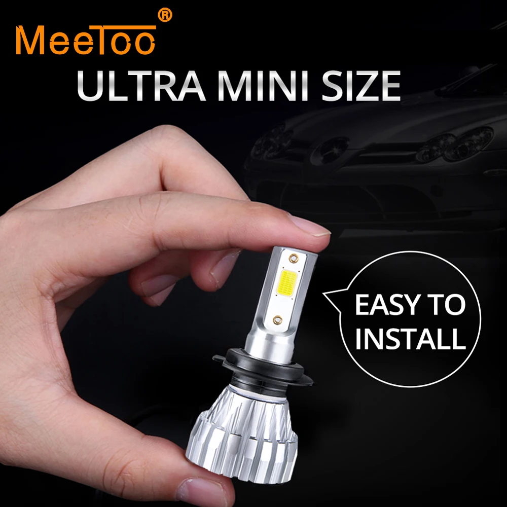 Автомобильные передние фары H7 Led H4 H1 H11 9005 50W 5000lm 6500K 12V 24V автомобильные COB