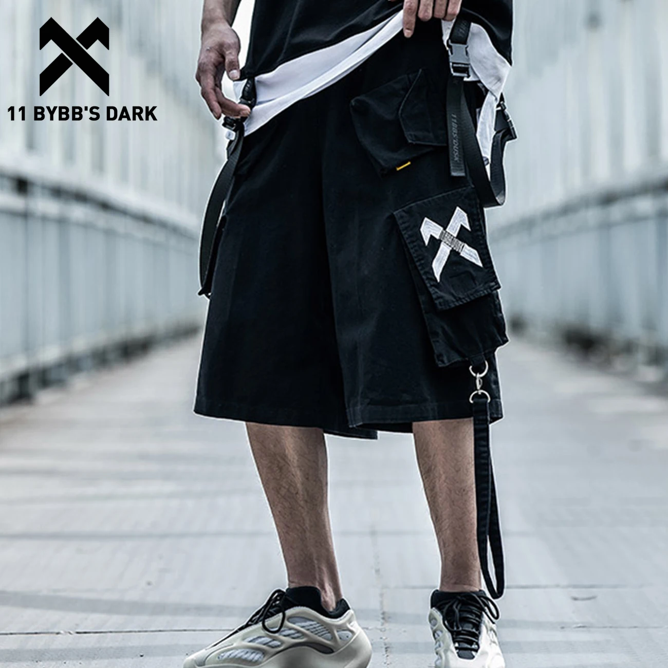 Брюки-карго BYBB'S DARK мужские в стиле хип-хоп уличная одежда модные Свободные