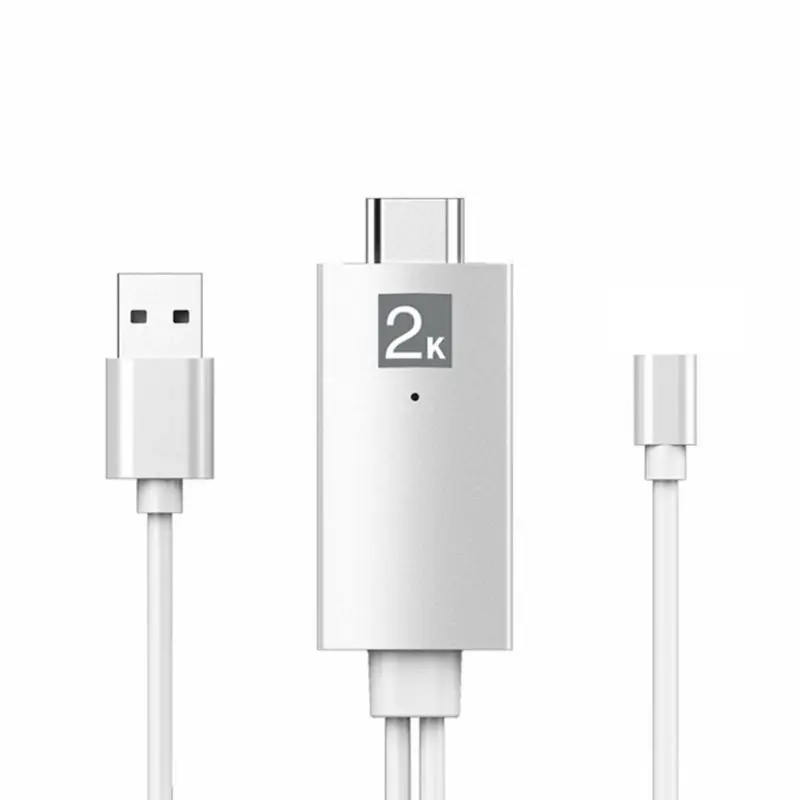 Проводной конвертер экрана для IPhone в HDMI разъем адаптер высокого разрешения Plug and