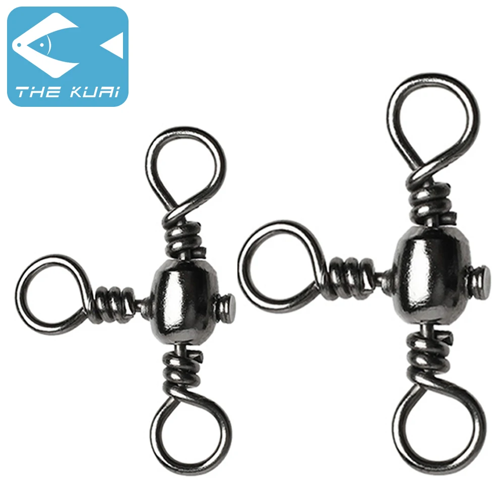 

Thekuai 30 шт нержавеющие 3 способа рыболовные Вертлюги поперечные рыболовные снасти 2020 соединитель медная зимняя рыбалка для рыбалки
