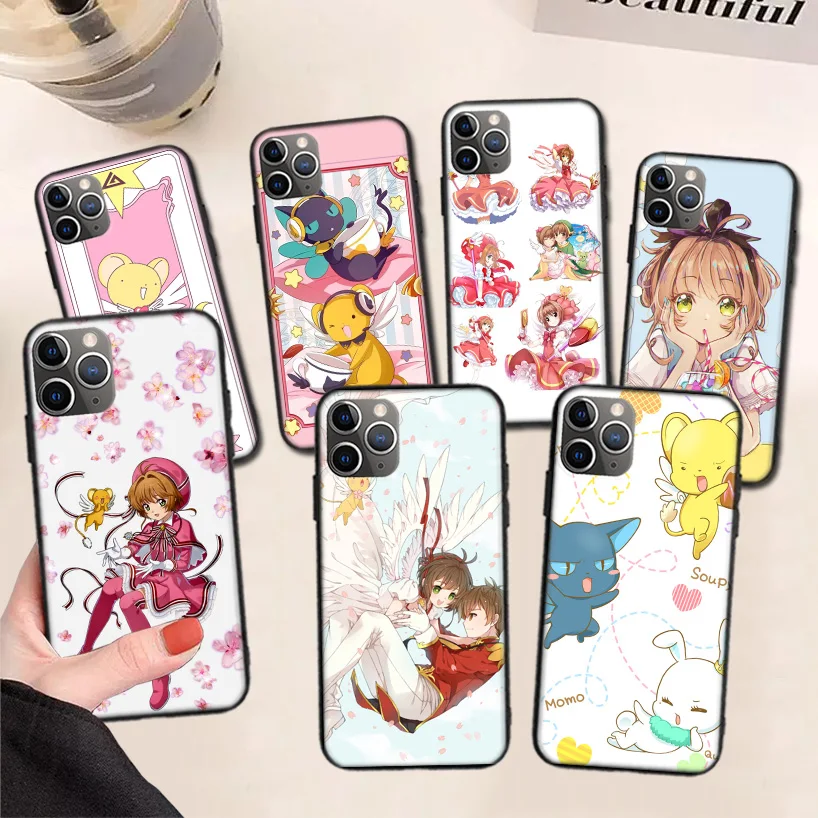

Cardcaptor Sakura Anime Phone Case For iPhone 13 Pro Max 11 12 Pro XS Max XR X 7 8 6 6S Plus 13 Mini SE 2020 Cover Coque Funda