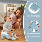 Детский горшок TYRY.HU, портативный силиконовый Детский горшок 3 в 1, сиденье для унитаза, складное, голубое, розовое, Детский горшок