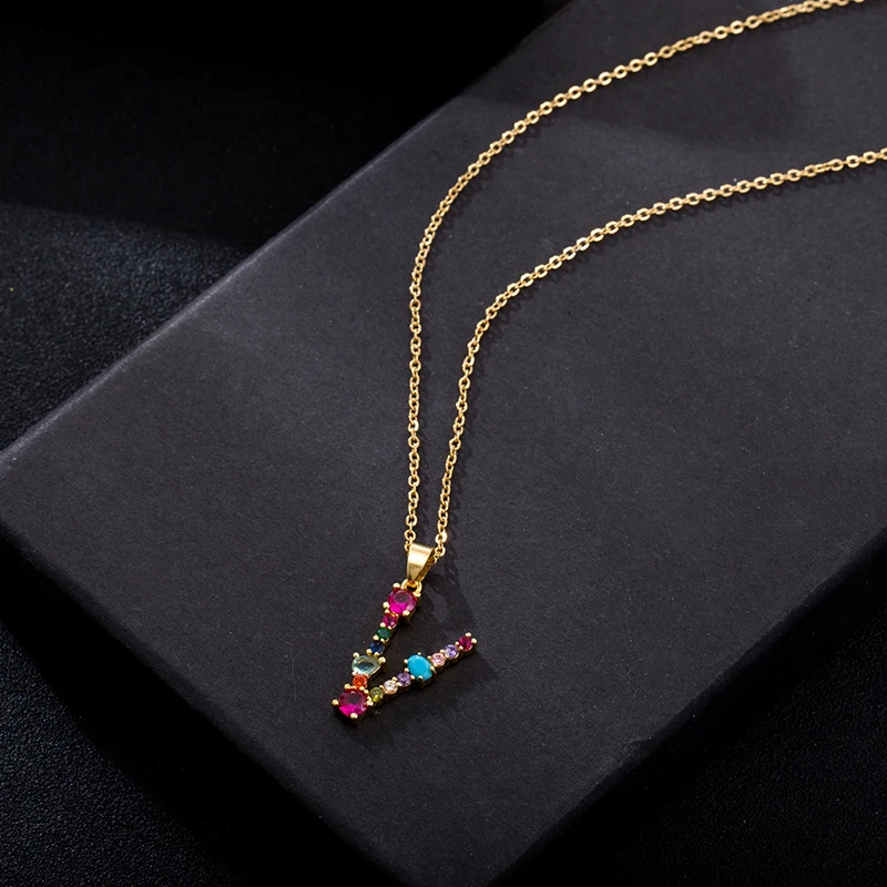 Цепочка с подвеской из нержавеющей стали 26 буквами | Украшения и аксессуары