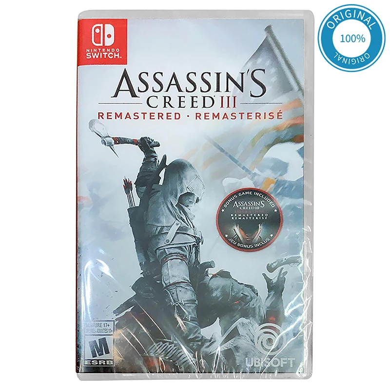 

Nintendo Switch Game Deals - Assassin's Creed III : Remastered - games Cartridge Physical Card