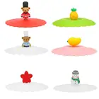 Мультяшные герметичные крышки для чашек, многофункциональная многоразовая силиконовая Пыленепроницаемая Крышка для чашек, герметичная крышка для чашек, чая, кофе, бутылок