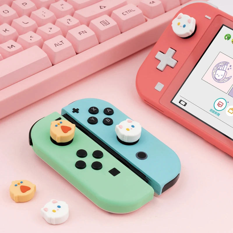 Домашнее животное кошка цыпленок мягкие Стик ручка Кепки джойстик Защитная