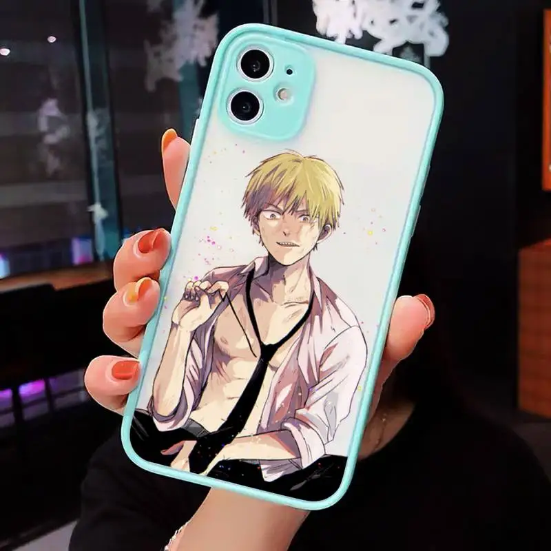 

Chainsaw Man japanese anime manga 1 Phone Case matte transparent For iphone 7 8 11 12 plus mini x xs xr pro max cover