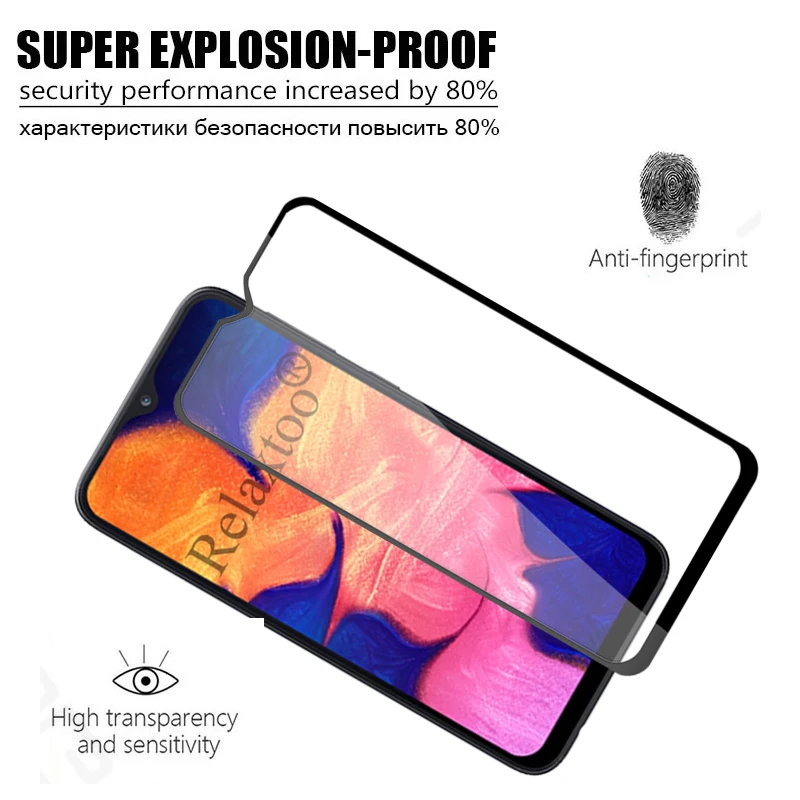 2pcs tempered glass For samsung galaxy a10 protective glass on the sumsung samsun a 10 10a a105 a105F sm-105F screen protector