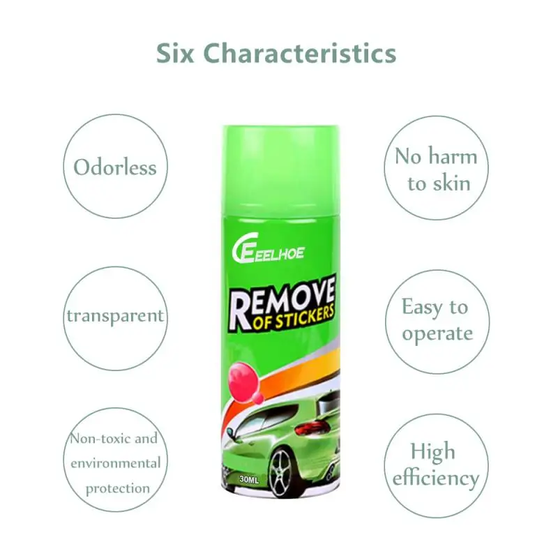 

30ml Glue Removal Spray Home Car Adhesive Remover Self-adhesive Car Sticker Fast-acting And Powerful Adhesive Cleaning Spray