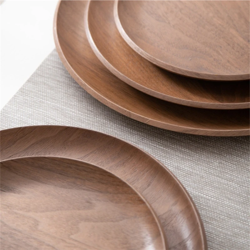 Большой размер черный орех конфеты фрукты ужин десерт чайная тарелка блюдо для