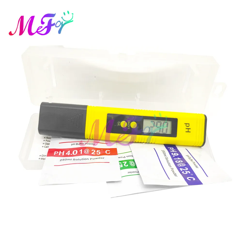 2 шт. Тест pH EC TDS воды Цифровой тестер цифровой измеритель 0 0-14 PH 0-9990ppm ЖК-дисплей