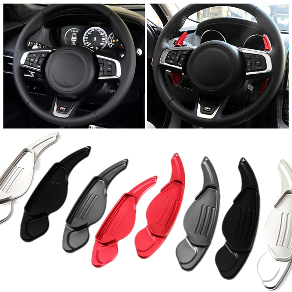 

Car Paddle Shift For Jaguar XF XE XJ F-PACE F-TYPE X760 X250 X260 X761 X351 Steering Wheel Shifter Extend Car Stickers Accessory