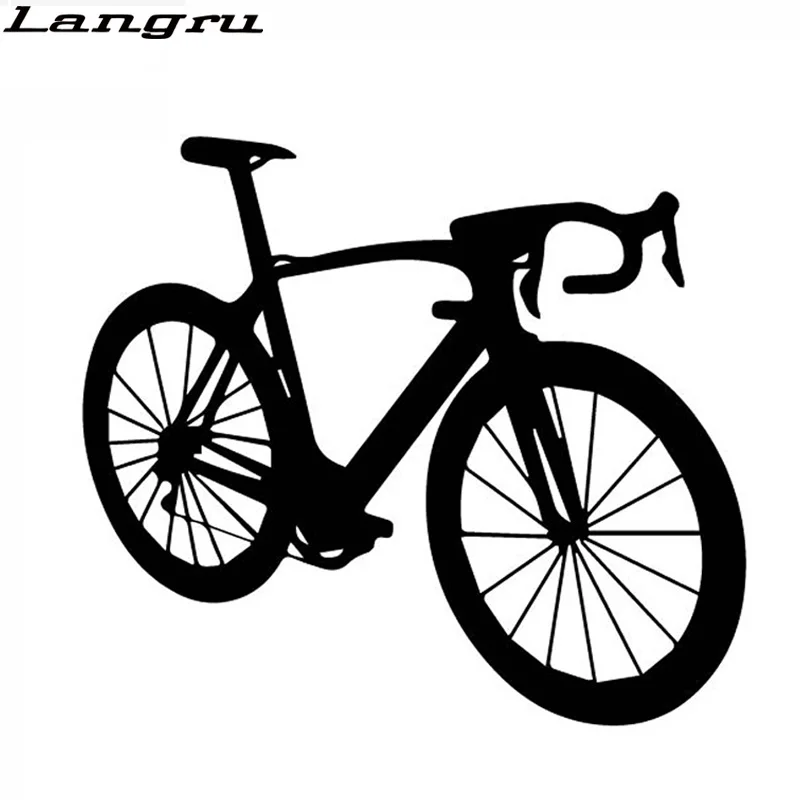 

Langru 15.1CM*13.4CM Interesting Sport Riding Bike Delicate Bicycle Vinly Decal Car Motorcycle Sticker Jdm