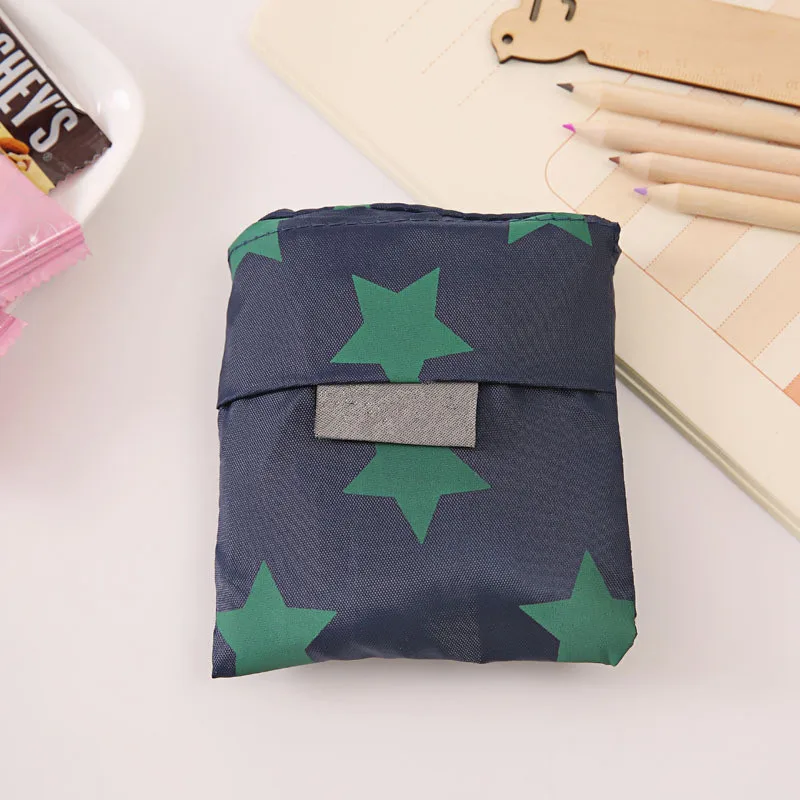 Dark blue pentagram Сумка для покупок горячая Распродажа Модная Складная зеленая многоразовая сумка-тоут складная сумка удобная вместительная сумка для хранения - Цвет: Dark blue pentagram