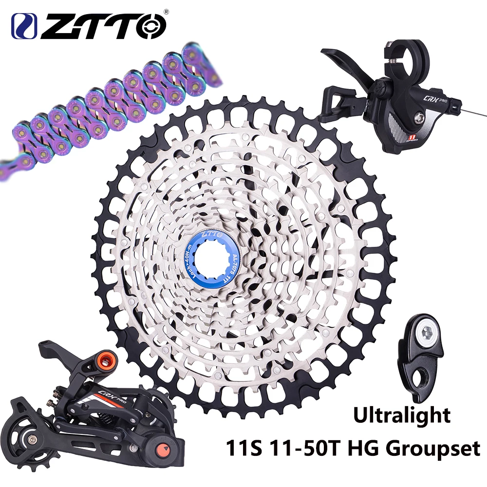 Велосипедный Сверхлегкий переключатель передач ZTTO MTB 11 скоростей цепь