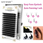 Ресницы для наращивания Abonnie, автоматическое цветение, объем