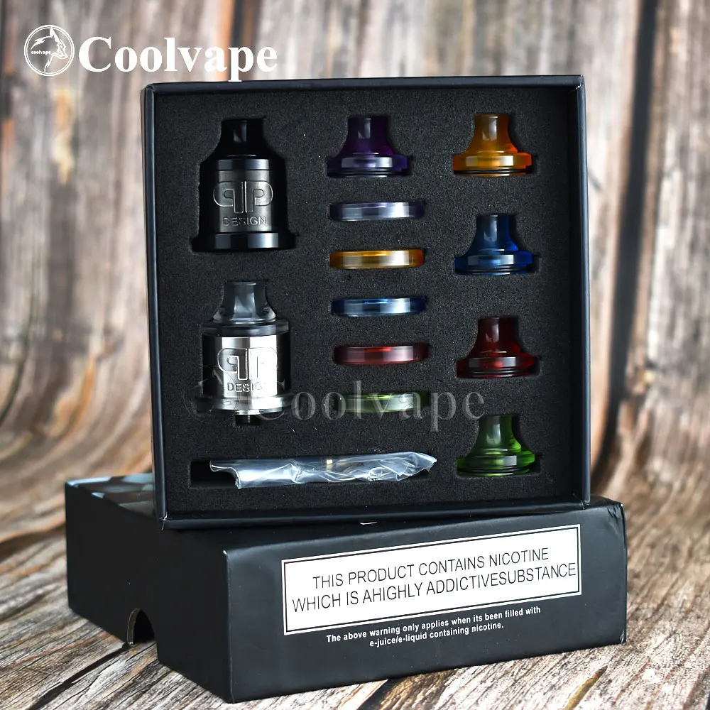 

overlord mod with QP Design Nio rda vape 18650 / 20700 / 21700 battery vaporizer brass Mechanical Mod Electronic cigarette