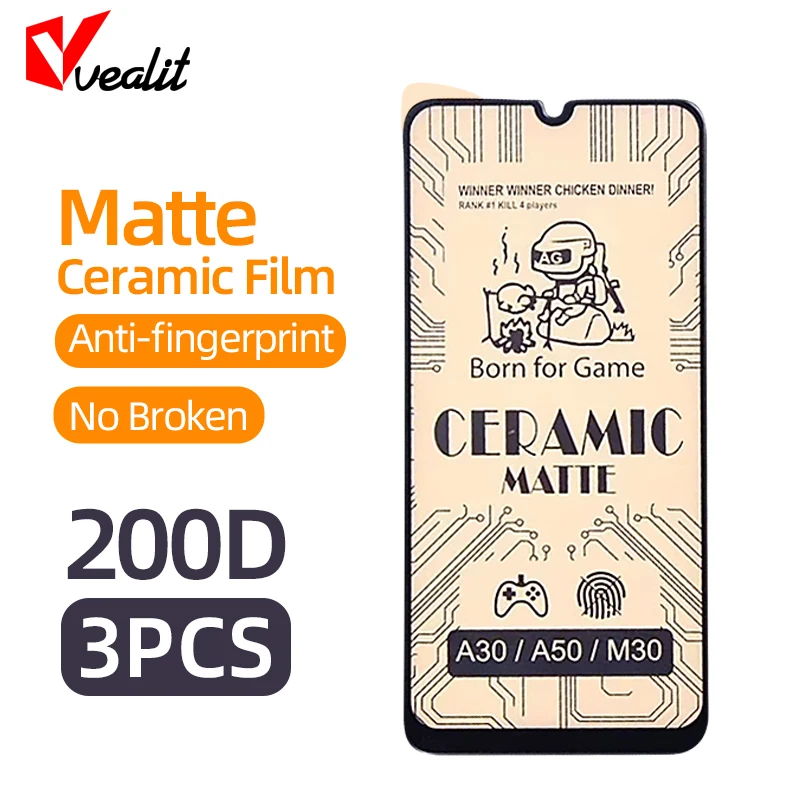 

1-3Pcs Matte Ceramic Film for Samsung Galaxy A50 A51 A71 A31 A21s A41 M51 M31 M21 A20 A30 A70 A52 A72 Screen Protector Not Glass