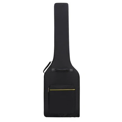 Electric bass bag Футляр для электрогитары бас народная сумка водонепроницаемый плотный 10 мм рюкзак аксессуары для бас-гитары Запчасти для переноски Гига Ткань Оксфорд Два молнии - Цвет: Electric bass bag