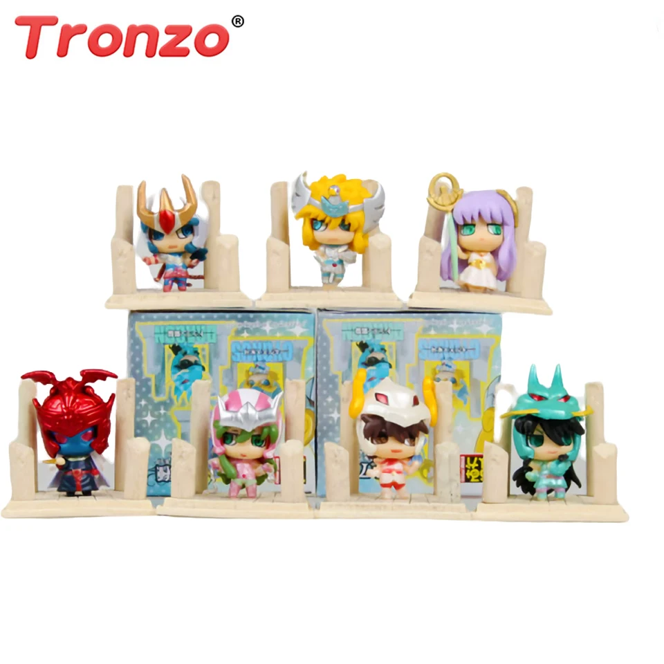 

Tronzo 7 шт./компл. Saint Seiya Athena Bronze Saint Pegasus Phoenix 12 Gold aurus Gemini Aquarius экшн-фигурка модель игрушки подарок