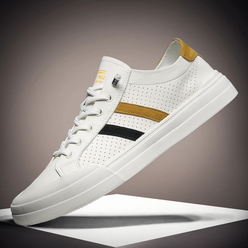 

Casual Sneakers Men Spring Casual Shoes Sport Men Flat Fashion Black Sapato Zapatos Hombre Cuero Informales De