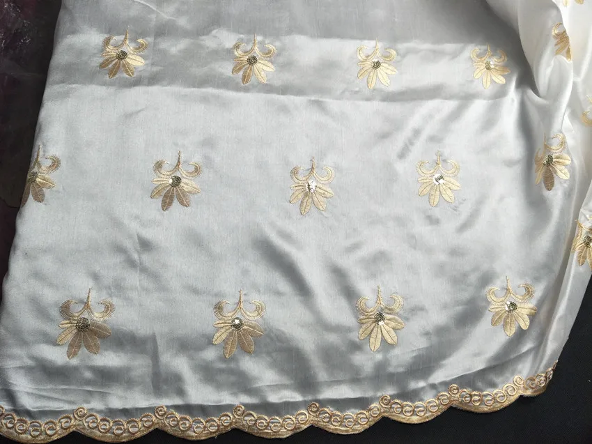 Высокое качество Джордж белая кружевная ткань Африканская французская сетка