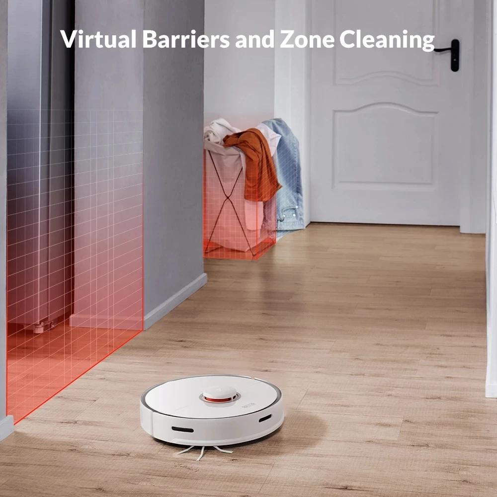 Робот пылесос Roborock S50 S55 2 беспроводной для дома с функциями умная уборка влажная и
