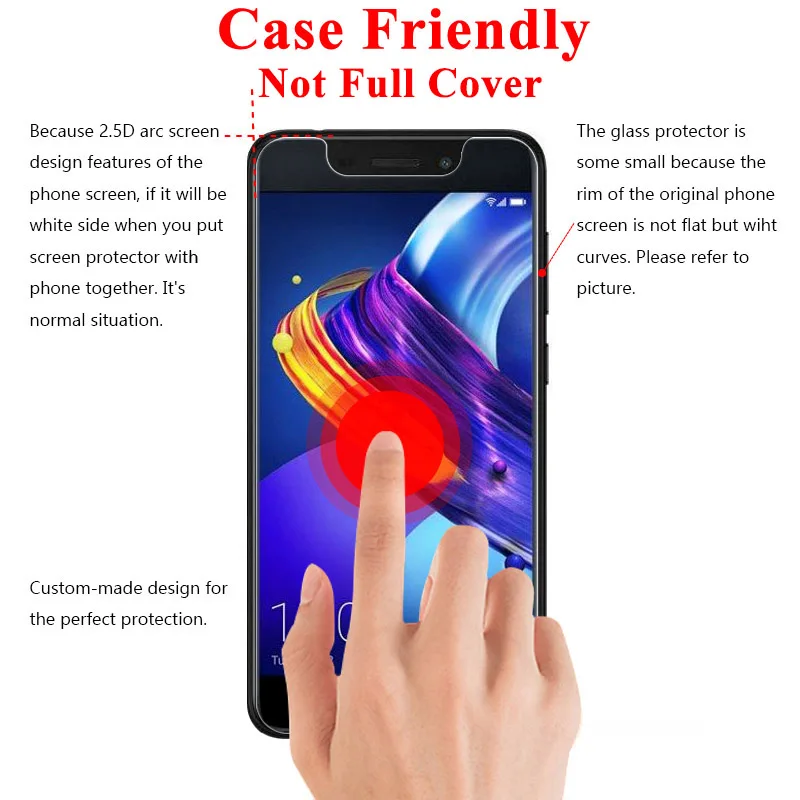 Защитное стекло на honor 6a 6c Pro закаленное Honer 6 A C защита экрана C6 для huawei Armor A6 honor 6a Nonor 6cpro honor 6 hono