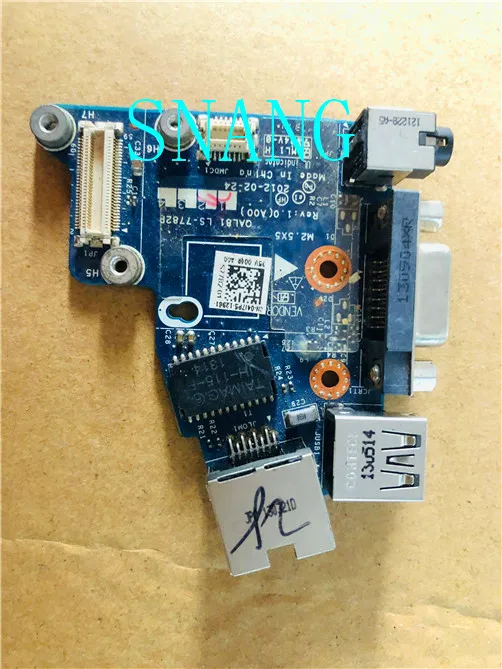 

Для JOUTNDLN для Dell Latitude E6430 LS-7782P Jack de Audio USB VGA порт Ethernet de 4J7P5 04J7P5