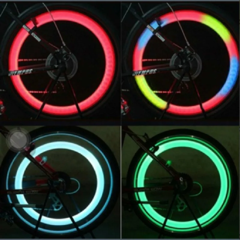 Спицевая проволока шина колеса светодиодная яркая лампа светильник Luz Bicicleta Luces Hot