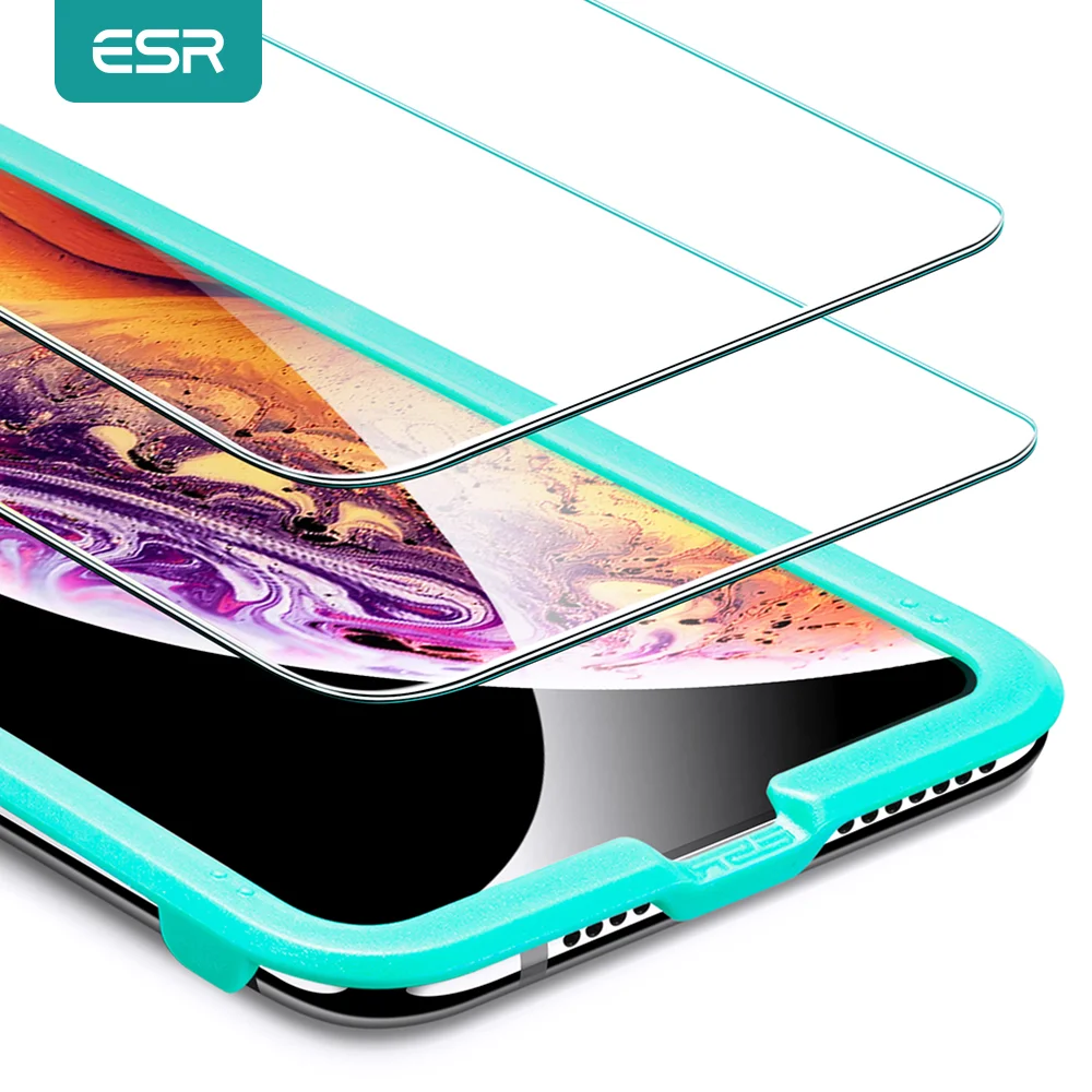 ESR закаленное стекло для iPhone XR 5X более прочная защитная пленка экрана XS жесткое
