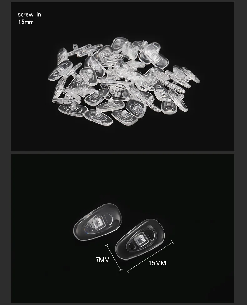 500 шт. накладки для очков детали очков|glasses nose pad|nose padsilicone pads |