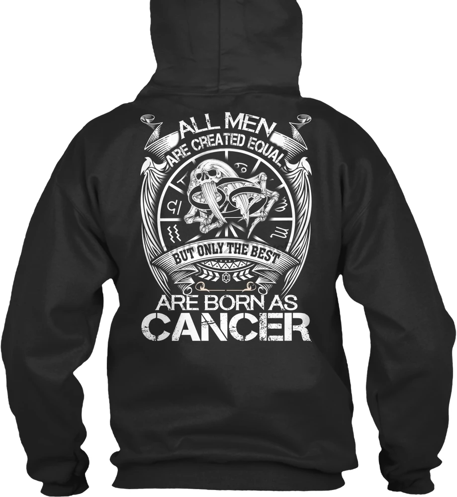 Мужская толстовка с длинным рукавом BORN AS CANCER! Для женщин в уличном стиле | одежда